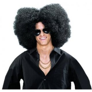 70's Freak Black Wig Costume Wigs Clothing