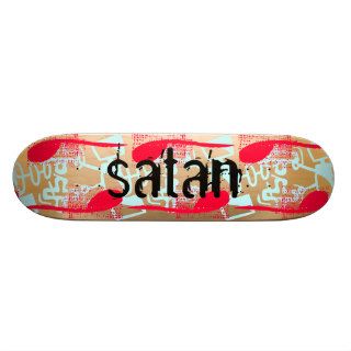 satan 666 deck skate decks