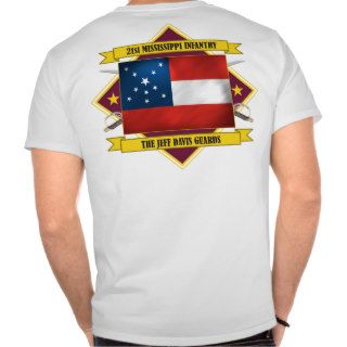 21st Mississippi Infantry "Jeff Davis Guards" Shirt