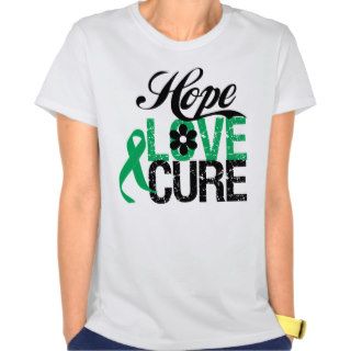 LIVER CANCER Hope Love CURE T shirts