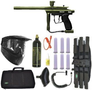 Kingman Spyder Sonix Paintball Gun Marker SNIPER Set   Olive  Paintball Gun Packages  Sports & Outdoors