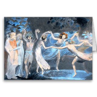 Midsummer Night's Dream, William Blake Card