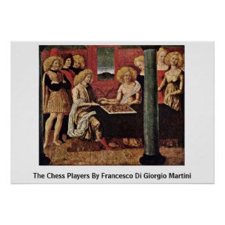 The Chess Players By Francesco Di Giorgio Martini Print