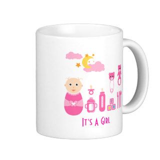 It's A Girl Newborn Baby Nursery Mug