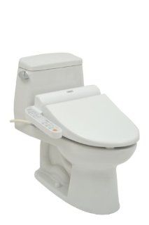 TOTO MS854114SG SW502 01 One Piece Toilet and Washlet Combination, Cotton    