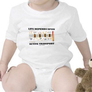 Life Depends Upon Active Transport (Na K Pump) Shirts