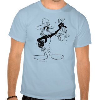 Daffy Duck Thanksgiving Favorite B/W 2 T shirt