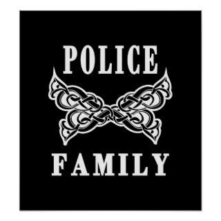 Police Family Tattoos Print