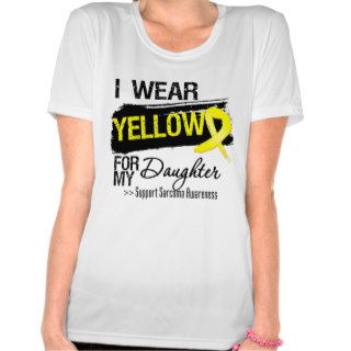 Sarcoma Ribbon For My Daughter T Shirts