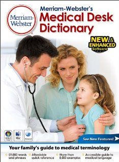Merriam Webster's Medical Desk Dictionary  Classroom/ Site License 15 users  Software