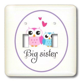 lsp_157415_2 EvaDane   Quotes   I love my big sister. Cute owls.   Light Switch Covers   double toggle switch   Wall Plates  