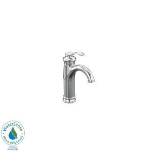 KOHLER Fairfax Tall single hole bathroom sink faucet with single lever handle in Polished Chrome K 12183 CP