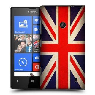 Head Case Designs Vintage Flag Of Great Britain Hard Back Case Cover for Nokia Lumia 520 525 Cell Phones & Accessories