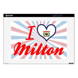 I Love Milton, West Virginia 15" Laptop Decals