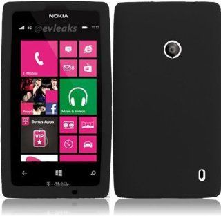 VMG For Nokia Lumia 520 521 (AT&T, T Mobile Version) Cell Phone Soft Gel Silicone Skin Case Cover   BLACK [SPECIAL PROMO PRICE] 