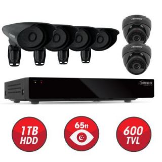 Defender 8 Channel Smart Security DVR with Hard Drive (4) Bullet and (2) Dome Ultra Hi Res Cameras 21187