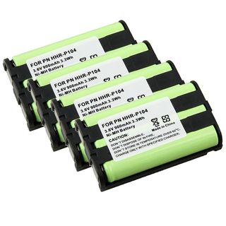 Compatible Ni MH Battery for Panasonic HHR P104 Cordless Phone(Pack of 4) Eforcity Batteries