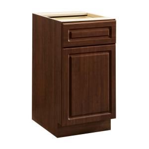 Heartland Cabinetry 18 in. Drawer with Door Base Cabinet in Cherry 8020405P