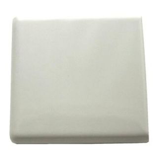 Daltile Semi Gloss 2 in. x 2 in. White Ceramic Bullnose Outside Corner Wall Tile 0100SN42691P1