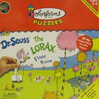 Colorforms, Dr. Suess The Lorax Floor Puzzle Toys & Games
