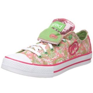 red by marc ecko Women's Rumor Sneaker,Pink/Lime,6 M US Shoes