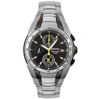 Seiko Men's SNA523 Chronograph Stainless Steel Watch Watches