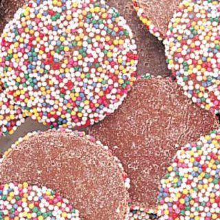 Milk Chocolate Wafers with Colored Nonpareils 1LB Bag  Baking Chocolates  Grocery & Gourmet Food
