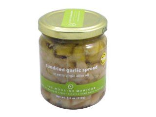 Les Moulins Mahjoub Organic Sundried Garlic Spread  Sandwich Spreads  Grocery & Gourmet Food