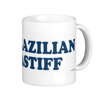 Brazilian Mastiff Blue Coffee Mugs