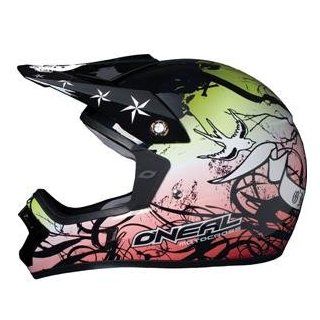 O'Neal Racing Women's 508 GIRL Helmet   2X Large/Black/Pink/Green Automotive