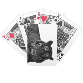 Wild Bengal Tiger Bicycle® Playing Card Card Deck