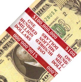 100 count Banded Paul Revere Patriot Million Dollar Bills Toys & Games
