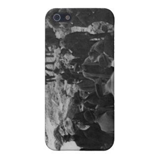 Crowd on the Rocks Below Niagara Falls Photograp Cover For iPhone 5