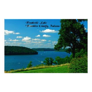 Brookville Lake, Franklin County Indiana Personalized Stationery