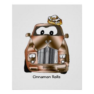 Cinnamon Rolls (Royce) Poster Print
