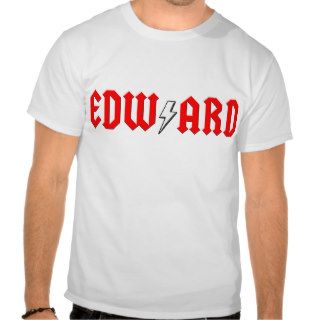 custom EDWARD rock and roll shirt