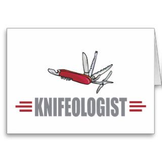 Humorous Knife Collector Greeting Cards