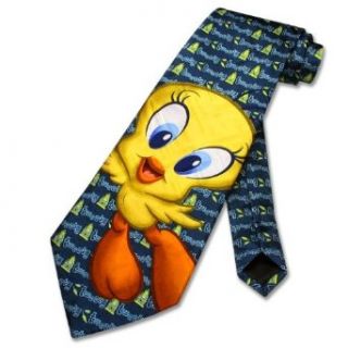TWEETY BIRD Looney Tunes SILK Neck Tie. Men's NeckTie. Clothing