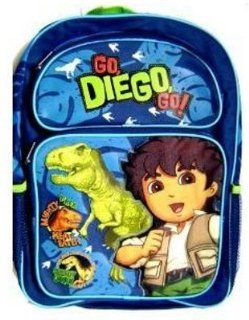 Diego Large Backpack 16" with Non Insulated lunch Bag Toys & Games