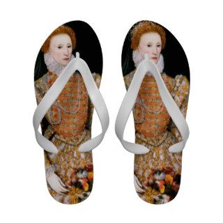 Elizabeth I of England Flip Flops