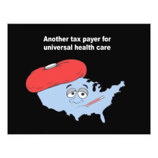 Another tax payer for universal health care full color flyer