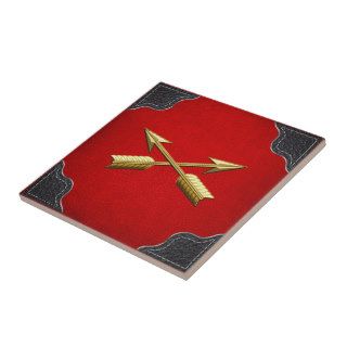 [100] Special Forces (SF) Branch Insignia Ceramic Tiles