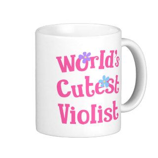 Worlds Cutest Violist Coffee Mugs