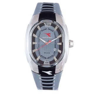 Diadora Grey Men's Leather Second Hand Date Watch Diadora Men's More Brands Watches