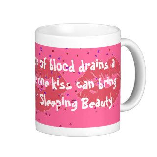 Peace Mug One Kiss ~ Sleeping Beauty Mug  