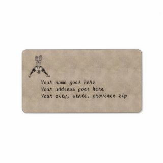 Dysfunctional Family Dinner Personalized Address Label