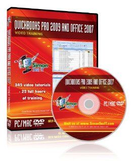 QuickBooks Pro 2009 and Microsoft Office 2007 Training DVD   Video Training Tutorials for QuickBooks Pro 2009, Excel, Word, PowerPoint, Outlook, and Access 2007 by Simon Sez IT Software
