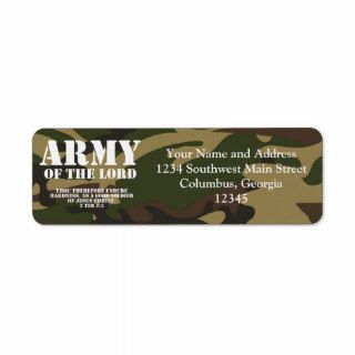 Army of the Lord Custom Return Address Labels