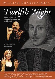 William Shakespeare's Twelfth Night DVD Performed in American Sign Language and English Peter Novak Movies & TV