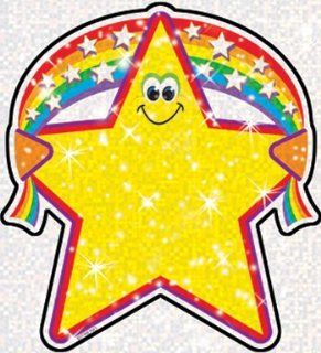 Sparkle Accents Rainbow Star 24/Pk  Themed Classroom Displays And Decoration 